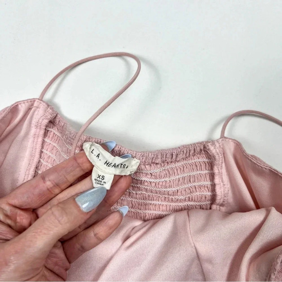 Pacsun Pink Cropped Tank Top - Picture 5 of 5